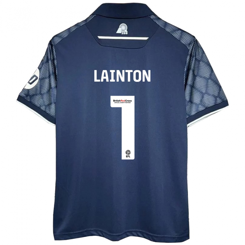 Niño Camiseta Rob Lainton #1 Negro 2ª Equipación 2024/25 La Camisa México