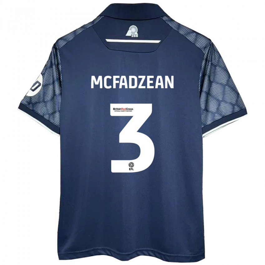 Niño Camiseta Callum Mcfadzean #3 Negro 2ª Equipación 2024/25 La Camisa México