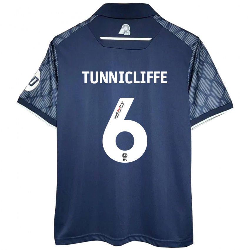 Niño Camiseta Jordan Tunnicliffe #6 Negro 2ª Equipación 2024/25 La Camisa México