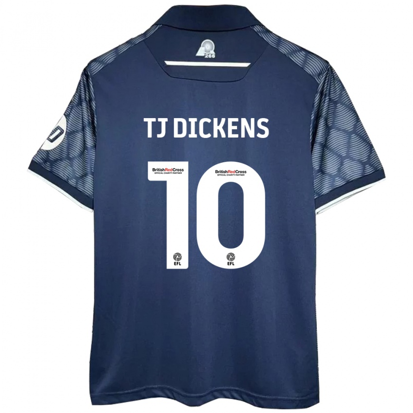 Niño Camiseta Tonicha Tj Dickens #10 Negro 2ª Equipación 2024/25 La Camisa México