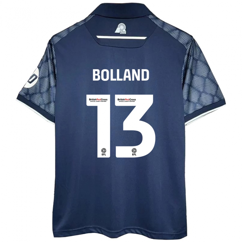 Niño Camiseta Charlotte Bolland #13 Negro 2ª Equipación 2024/25 La Camisa México