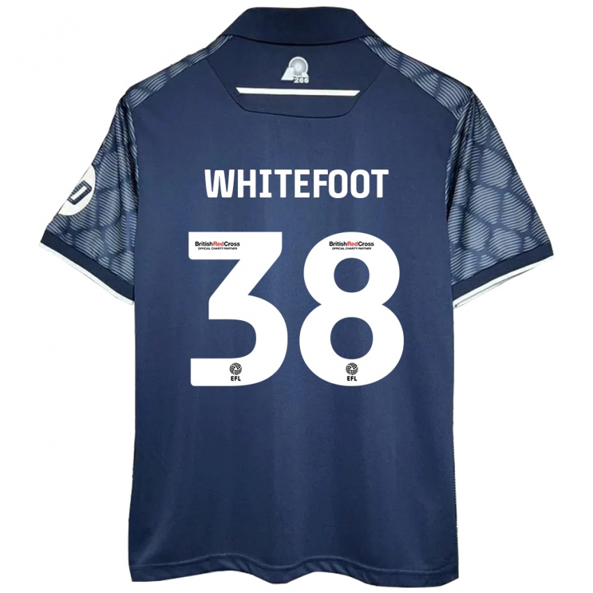 Niño Camiseta Lily Whitefoot #38 Negro 2ª Equipación 2024/25 La Camisa México