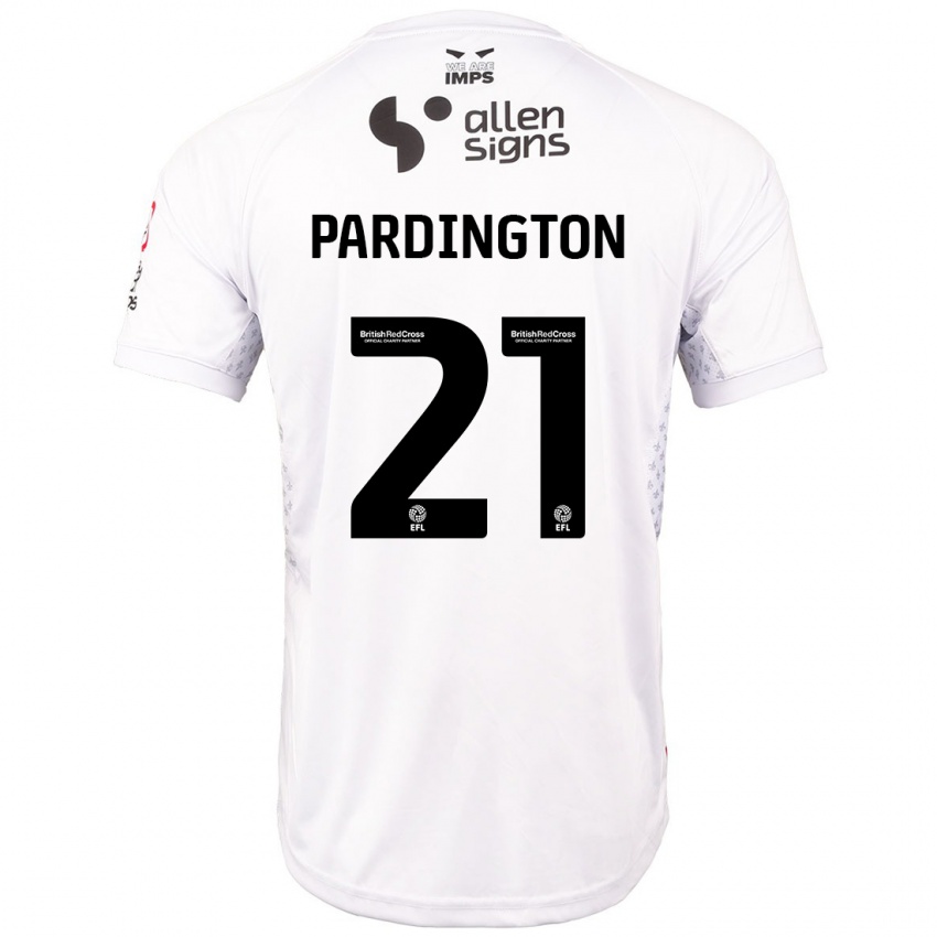 Niño Camiseta Jamie Pardington #21 Rojo Blanco 2ª Equipación 2024/25 La Camisa México