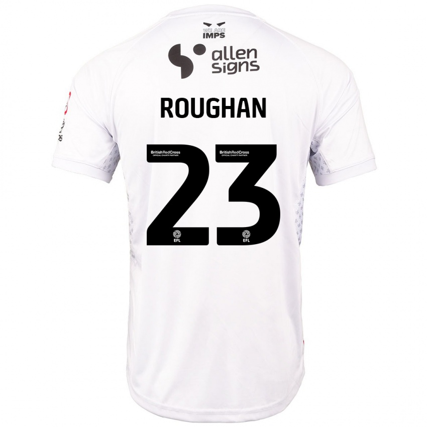 Niño Camiseta Sean Roughan #23 Rojo Blanco 2ª Equipación 2024/25 La Camisa México