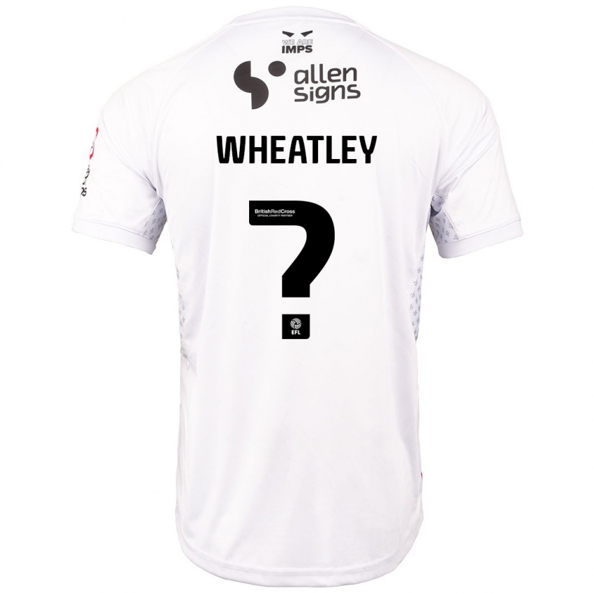 Niño Camiseta Kyrell Wheatley #0 Rojo Blanco 2ª Equipación 2024/25 La Camisa México