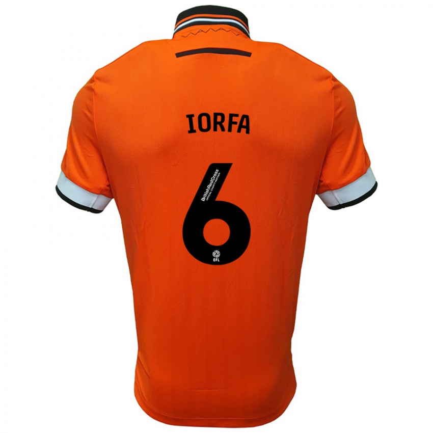 Niño Camiseta Dominic Iorfa #6 Naranja Blanco 2ª Equipación 2024/25 La Camisa México