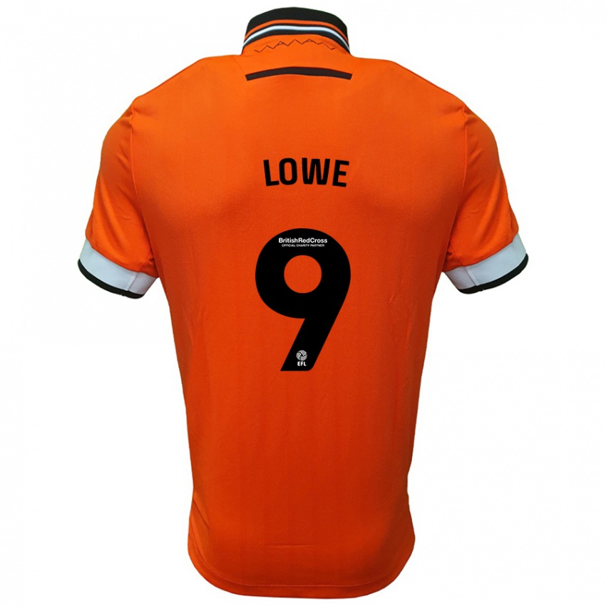 Niño Camiseta Jamal Lowe #9 Naranja Blanco 2ª Equipación 2024/25 La Camisa México