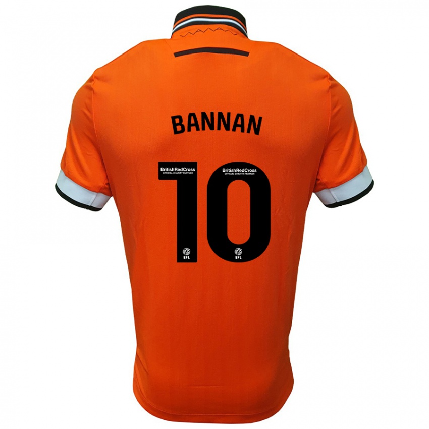 Niño Camiseta Barry Bannan #10 Naranja Blanco 2ª Equipación 2024/25 La Camisa México