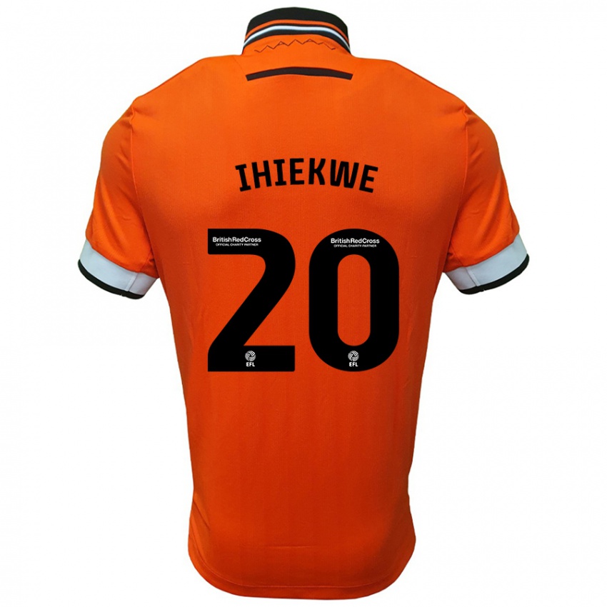 Niño Camiseta Michael Ihiekwe #20 Naranja Blanco 2ª Equipación 2024/25 La Camisa México