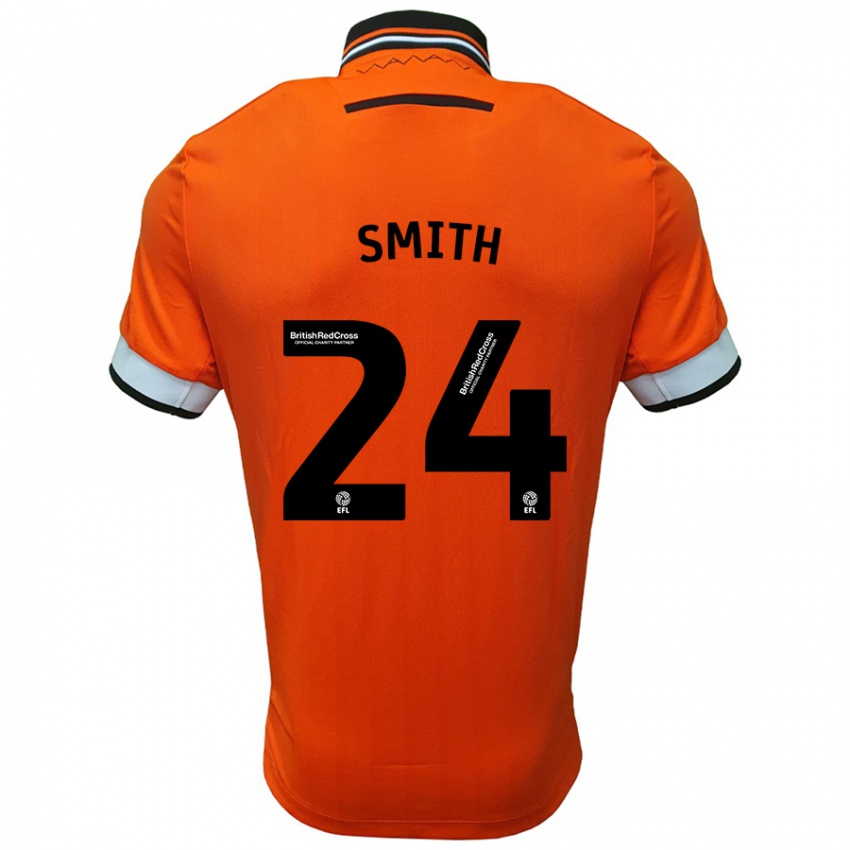 Niño Camiseta Michael Smith #24 Naranja Blanco 2ª Equipación 2024/25 La Camisa México