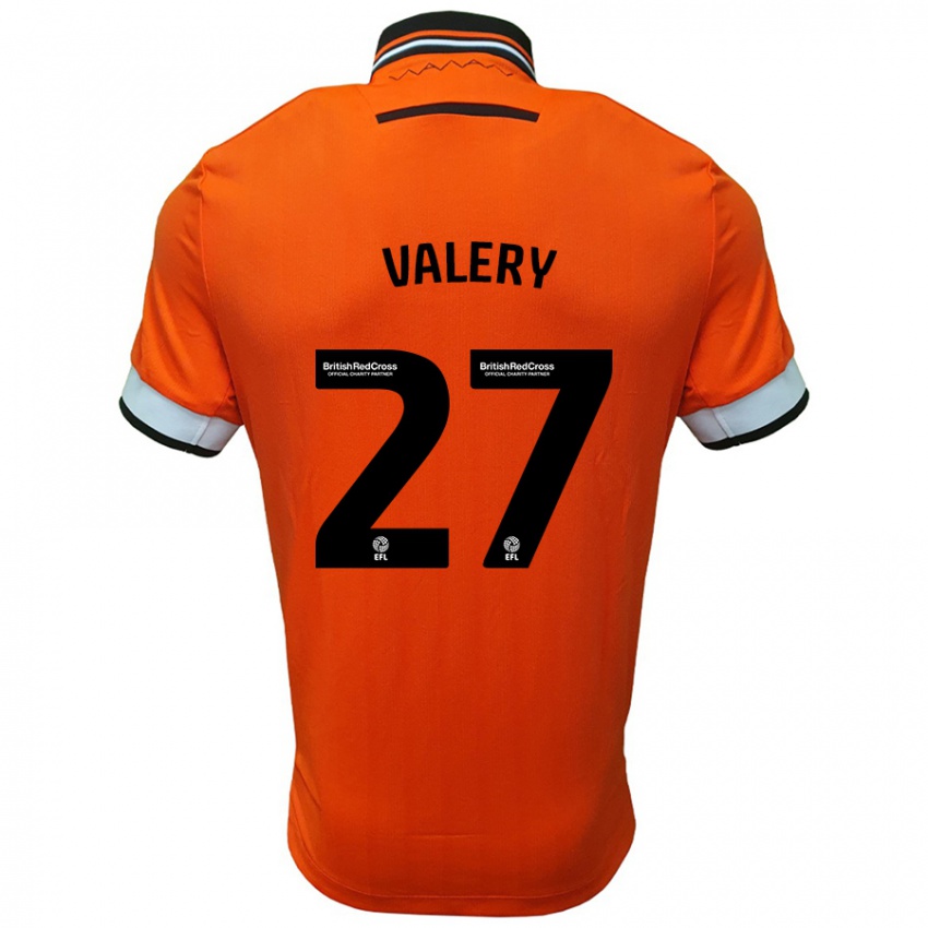 Niño Camiseta Yan Valery #27 Naranja Blanco 2ª Equipación 2024/25 La Camisa México