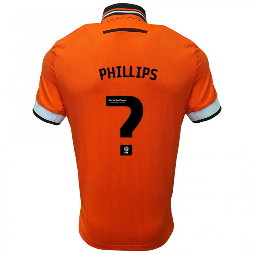 Niño Camiseta Jack Phillips #0 Naranja Blanco 2ª Equipación 2024/25 La Camisa México