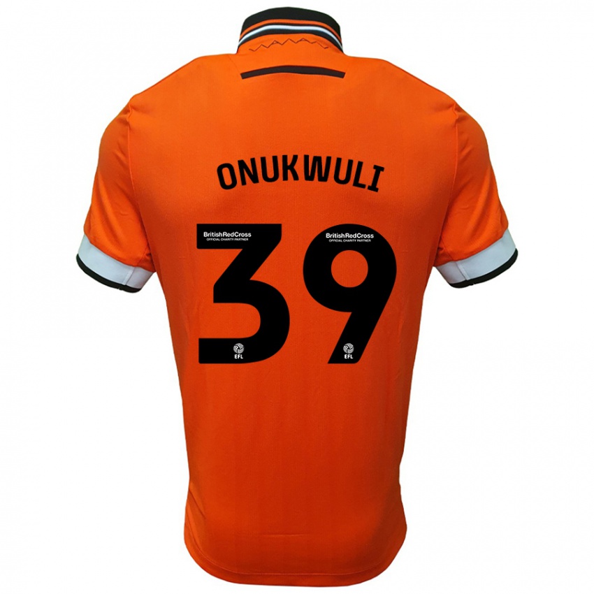 Niño Camiseta Favour Onukwuli #39 Naranja Blanco 2ª Equipación 2024/25 La Camisa México