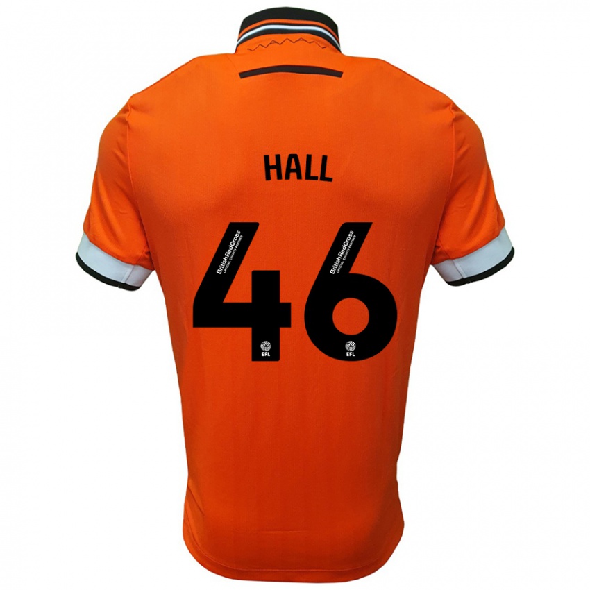 Niño Camiseta Jack Hall #46 Naranja Blanco 2ª Equipación 2024/25 La Camisa México