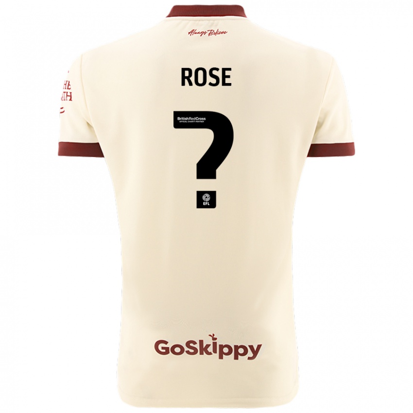 Niño Camiseta Marley Rose #0 Crema Blanco 2ª Equipación 2024/25 La Camisa México