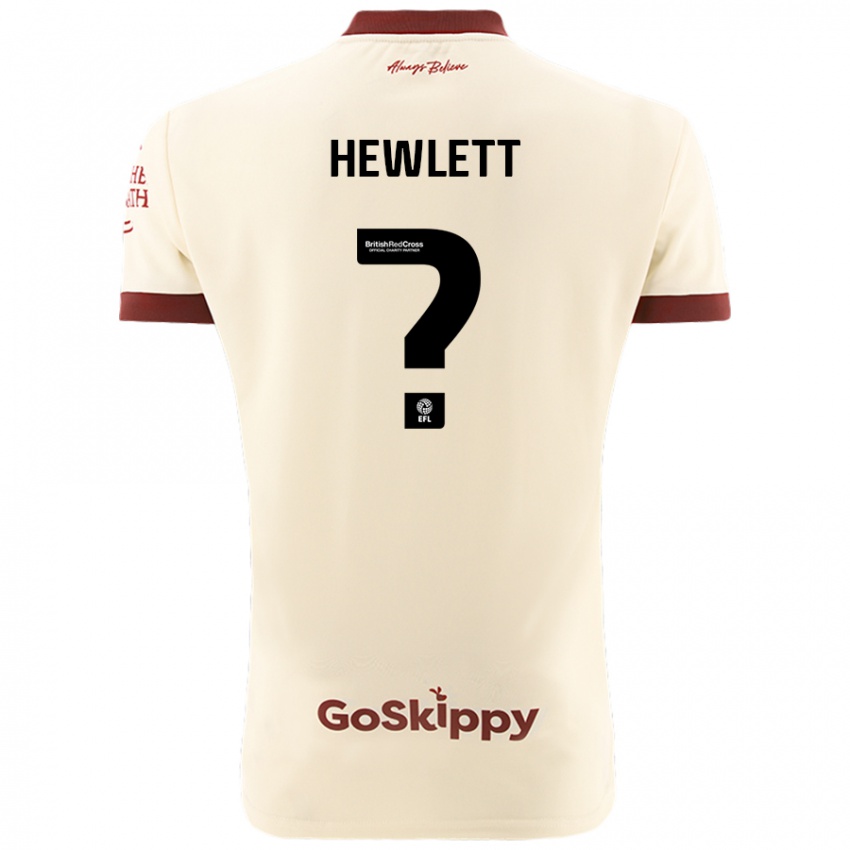 Niño Camiseta Callum Hewlett #0 Crema Blanco 2ª Equipación 2024/25 La Camisa México