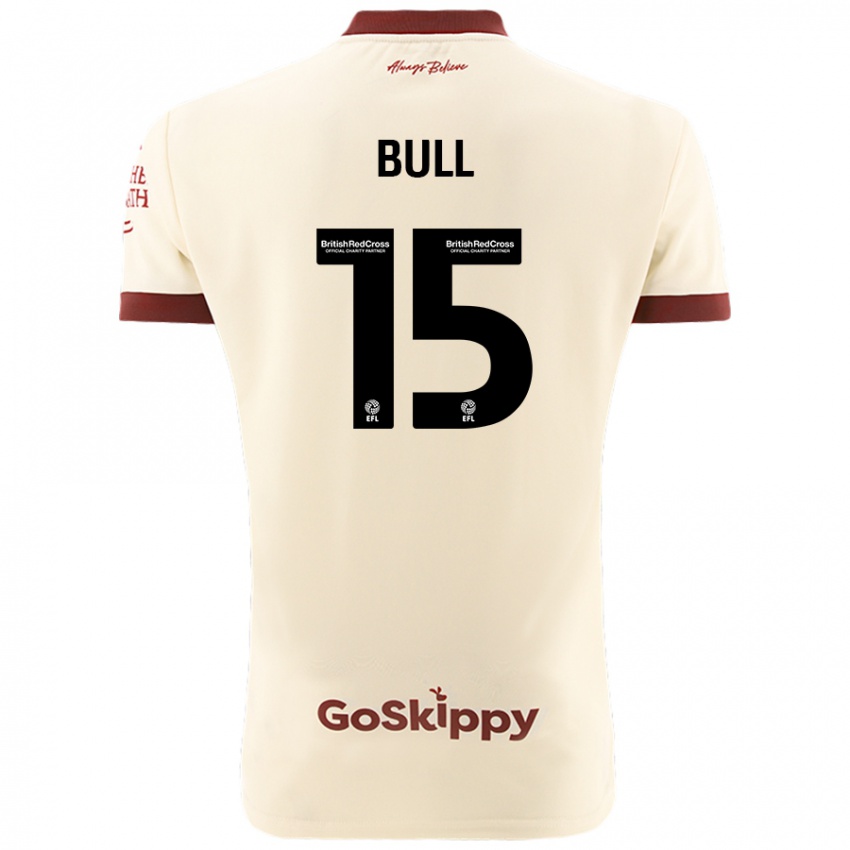 Niño Camiseta Jasmine Bull #15 Crema Blanco 2ª Equipación 2024/25 La Camisa México