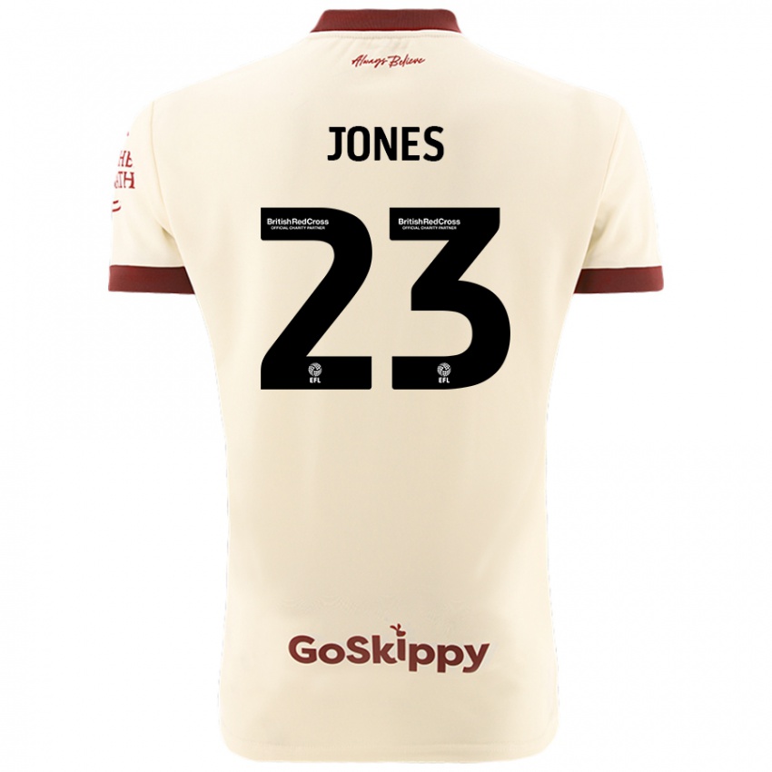 Niño Camiseta Carrie Jones #23 Crema Blanco 2ª Equipación 2024/25 La Camisa México