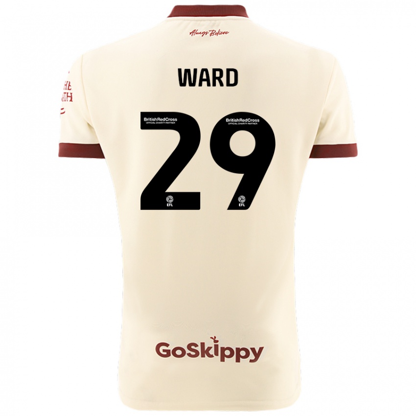 Niño Camiseta Mari Ward #29 Crema Blanco 2ª Equipación 2024/25 La Camisa México