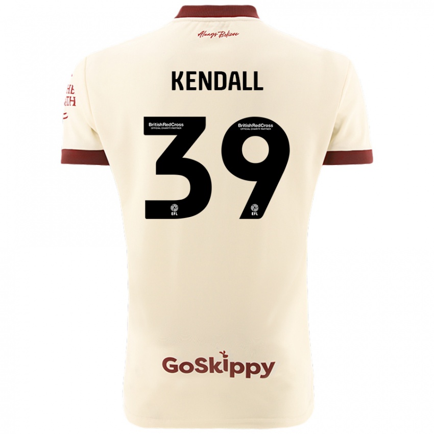 Niño Camiseta Maya Kendall #39 Crema Blanco 2ª Equipación 2024/25 La Camisa México