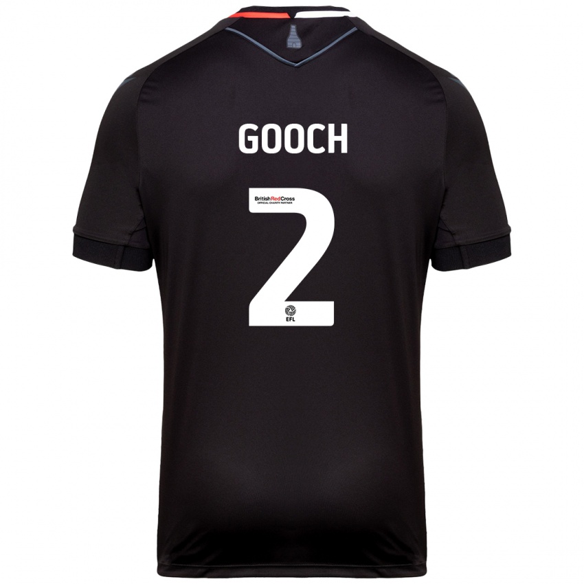 Niño Camiseta Lynden Gooch #2 Negro 2ª Equipación 2024/25 La Camisa México