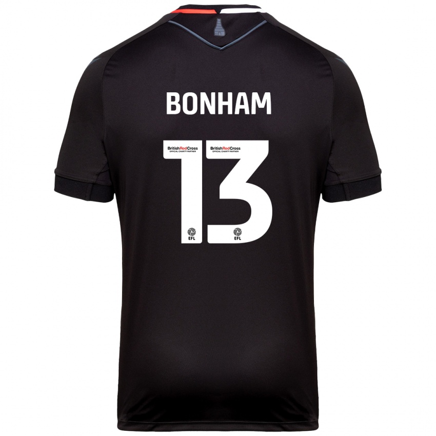 Niño Camiseta Jack Bonham #13 Negro 2ª Equipación 2024/25 La Camisa México