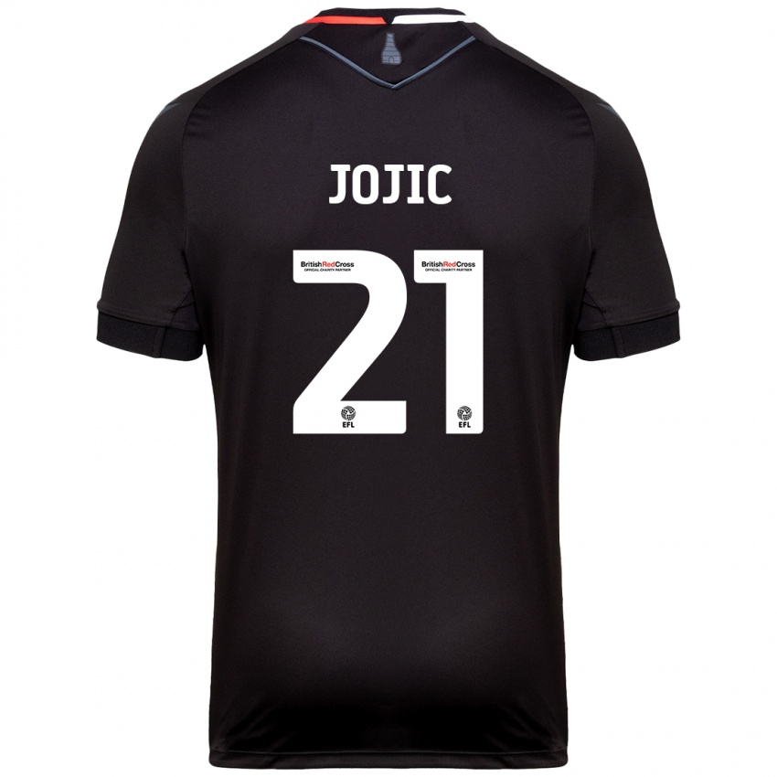 Niño Camiseta Nikola Jojic #21 Negro 2ª Equipación 2024/25 La Camisa México