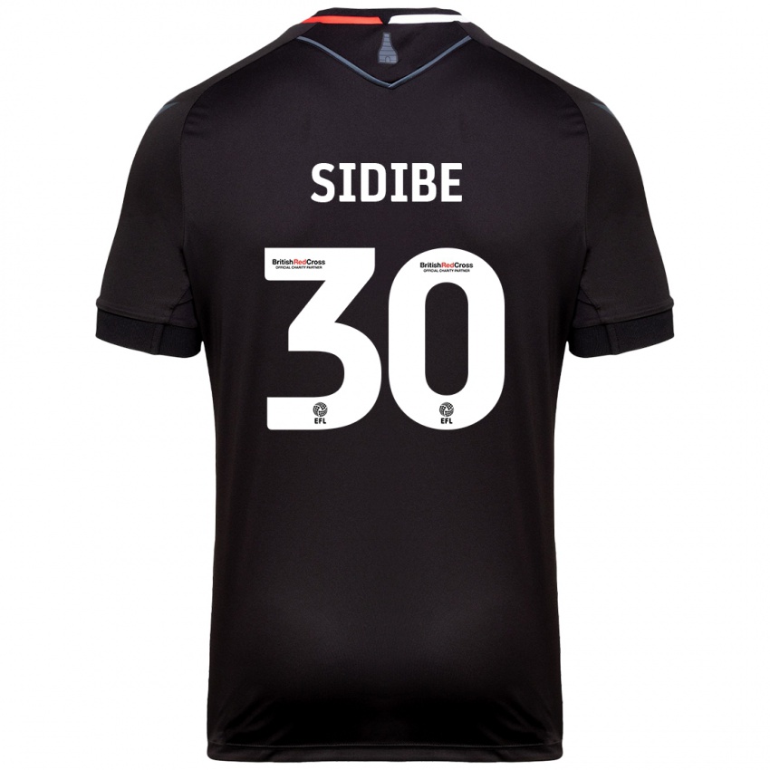 Niño Camiseta Souleymane Sidibe #30 Negro 2ª Equipación 2024/25 La Camisa México