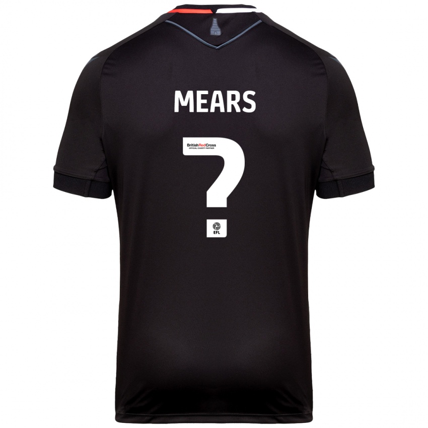 Niño Camiseta Jaden Mears #0 Negro 2ª Equipación 2024/25 La Camisa México