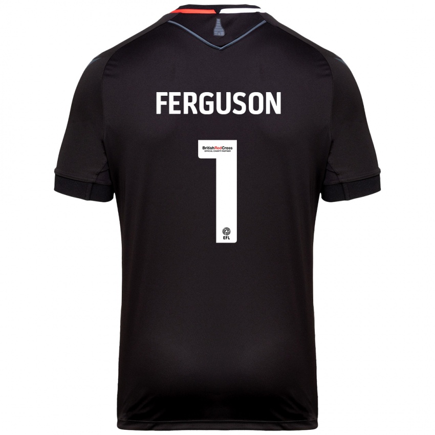 Niño Camiseta Georgie Ferguson #1 Negro 2ª Equipación 2024/25 La Camisa México