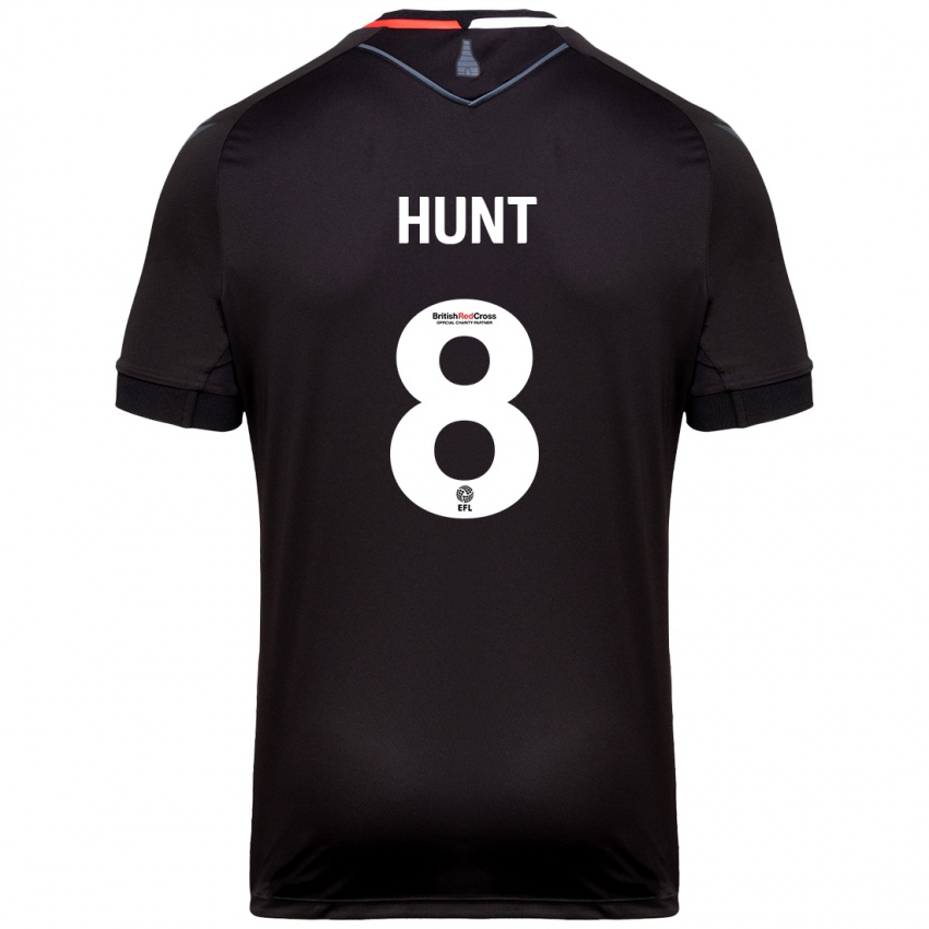 Niño Camiseta Abby Hunt #8 Negro 2ª Equipación 2024/25 La Camisa México