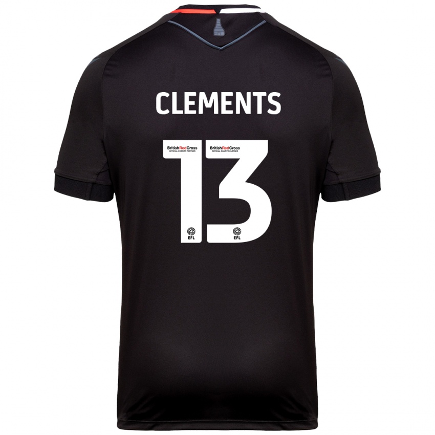 Niño Camiseta Daisy Clements #13 Negro 2ª Equipación 2024/25 La Camisa México