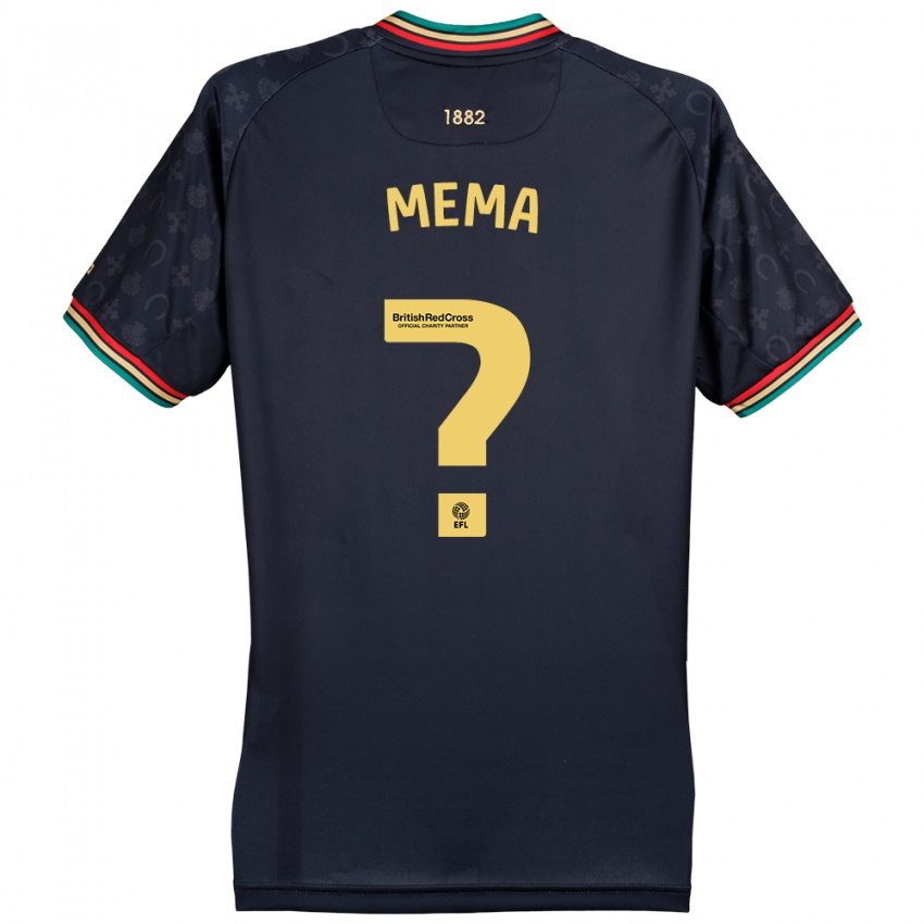 Niño Camiseta Armelindo Mema #0 Azul Marino Oscuro 2ª Equipación 2024/25 La Camisa México