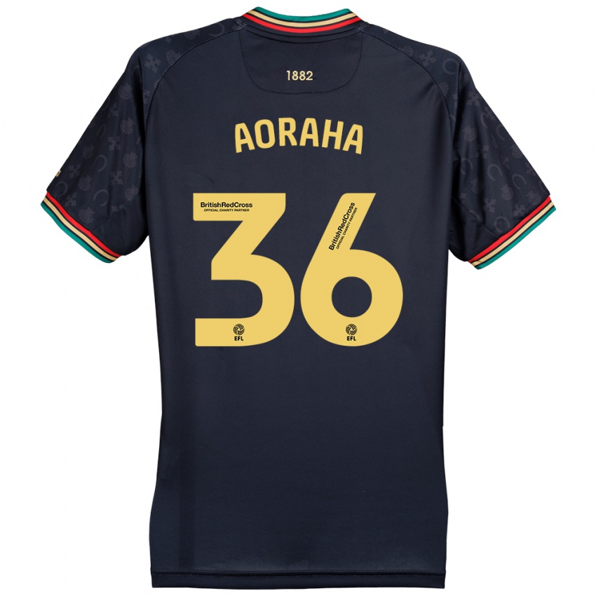 Niño Camiseta Alexander Aoraha #36 Azul Marino Oscuro 2ª Equipación 2024/25 La Camisa México