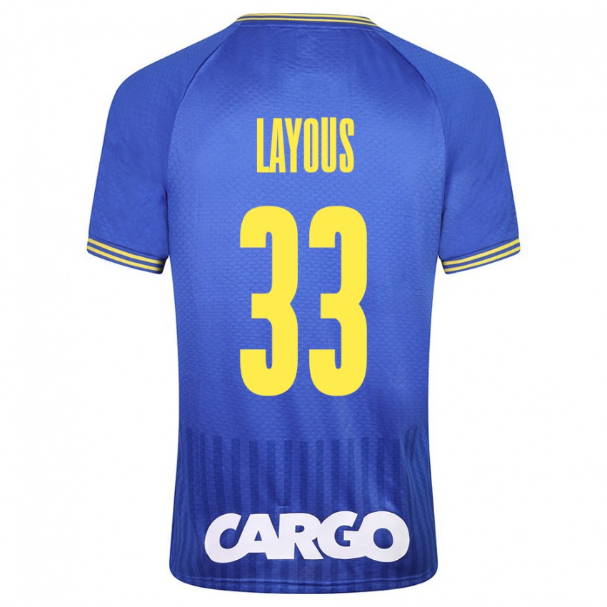 Niño Camiseta Hisham Layous #33 Blanco 2ª Equipación 2024/25 La Camisa México