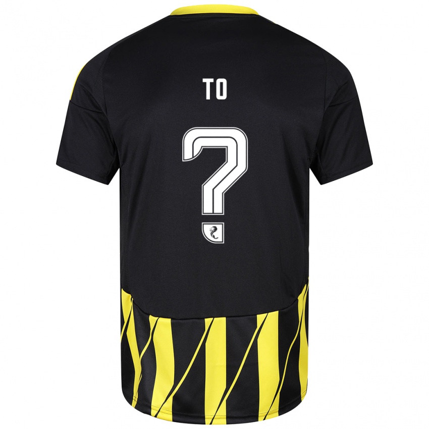 Niño Camiseta Zack To #0 Negro Amarillo 2ª Equipación 2024/25 La Camisa México