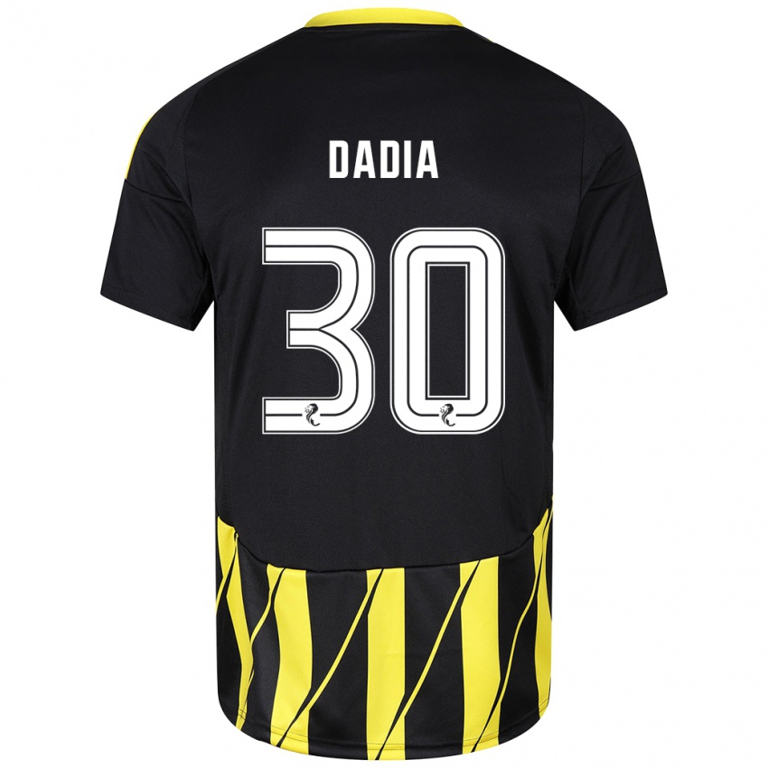 Niño Camiseta Or Dadia #30 Negro Amarillo 2ª Equipación 2024/25 La Camisa México