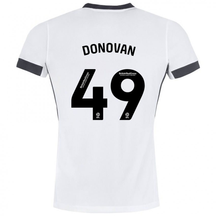 Niño Camiseta Romelle Donovan #49 Blanco Negro 2ª Equipación 2024/25 La Camisa México