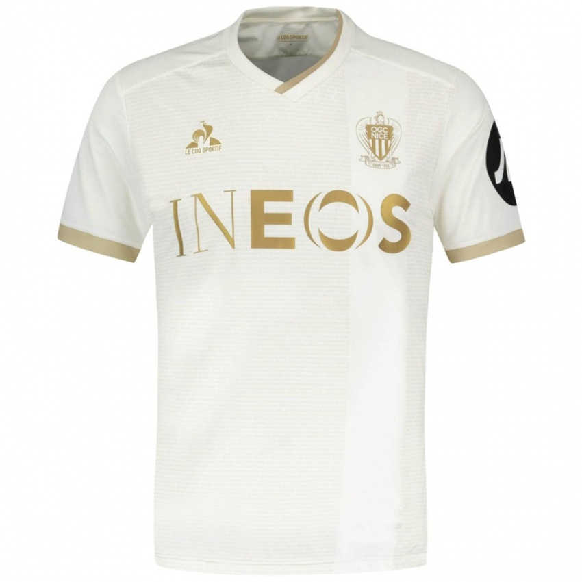 Niño Camiseta Vincenzo Arfuso #0 Blanco Dorado 2ª Equipación 2024/25 La Camisa México