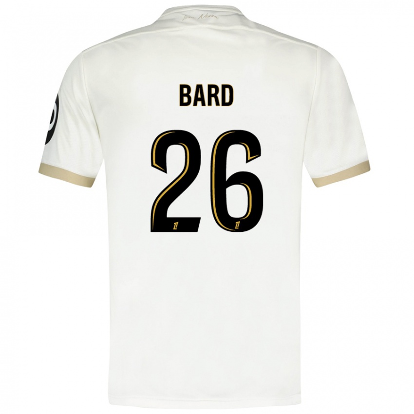 Niño Camiseta Melvin Bard #26 Blanco Dorado 2ª Equipación 2024/25 La Camisa México