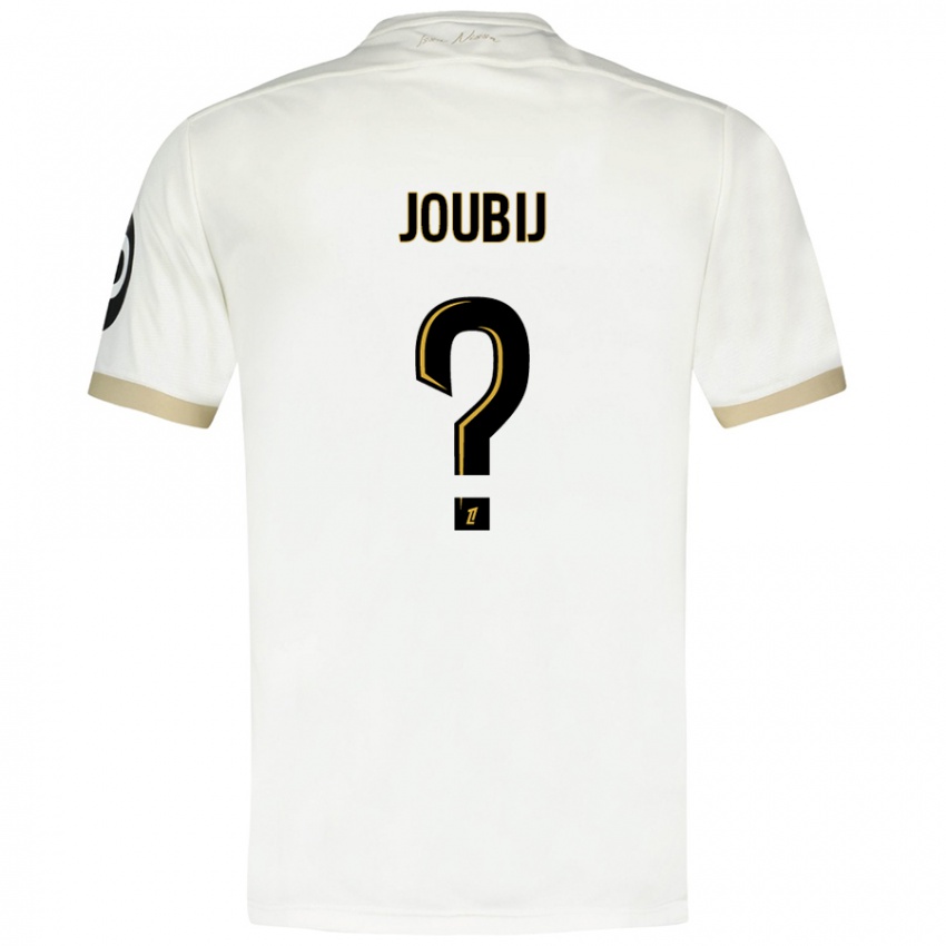 Niño Camiseta Neil Joubij #0 Blanco Dorado 2ª Equipación 2024/25 La Camisa México