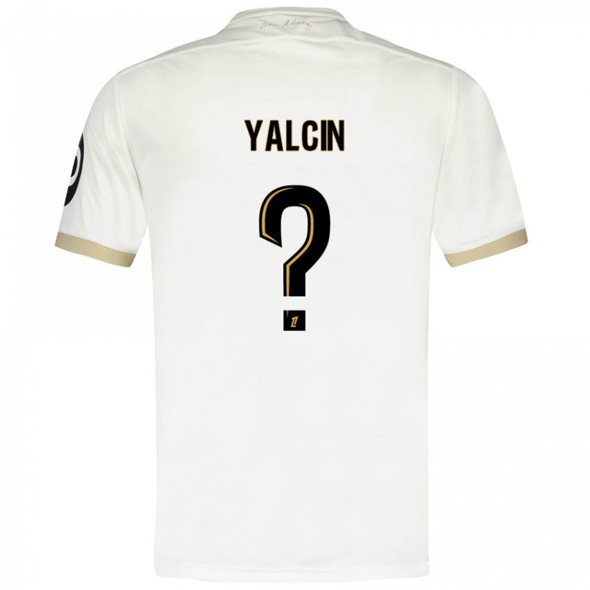 Niño Camiseta Noah Yalcin #0 Blanco Dorado 2ª Equipación 2024/25 La Camisa México