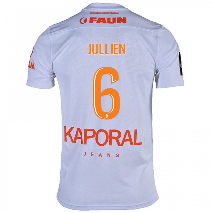 Niño Camiseta Christopher Jullien #6 Blanco 2ª Equipación 2024/25 La Camisa México