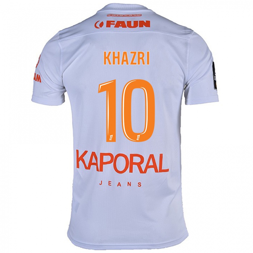 Niño Camiseta Wahbi Khazri #10 Blanco 2ª Equipación 2024/25 La Camisa México