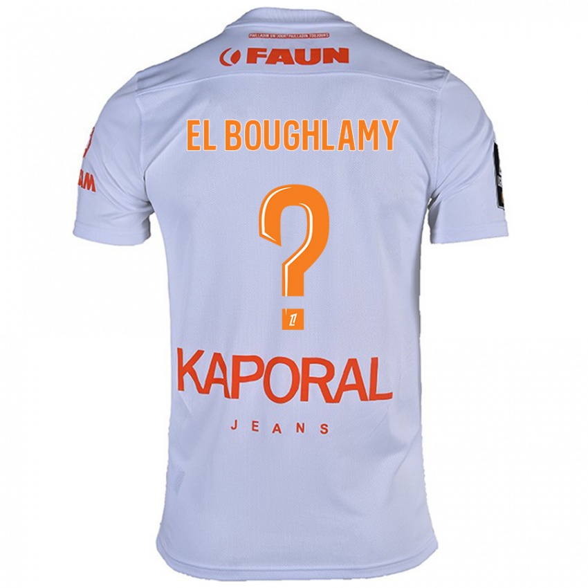 Niño Camiseta Adam El Boughlamy #0 Blanco 2ª Equipación 2024/25 La Camisa México