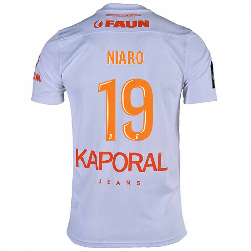 Niño Camiseta Esther Mbakem-Niaro #19 Blanco 2ª Equipación 2024/25 La Camisa México