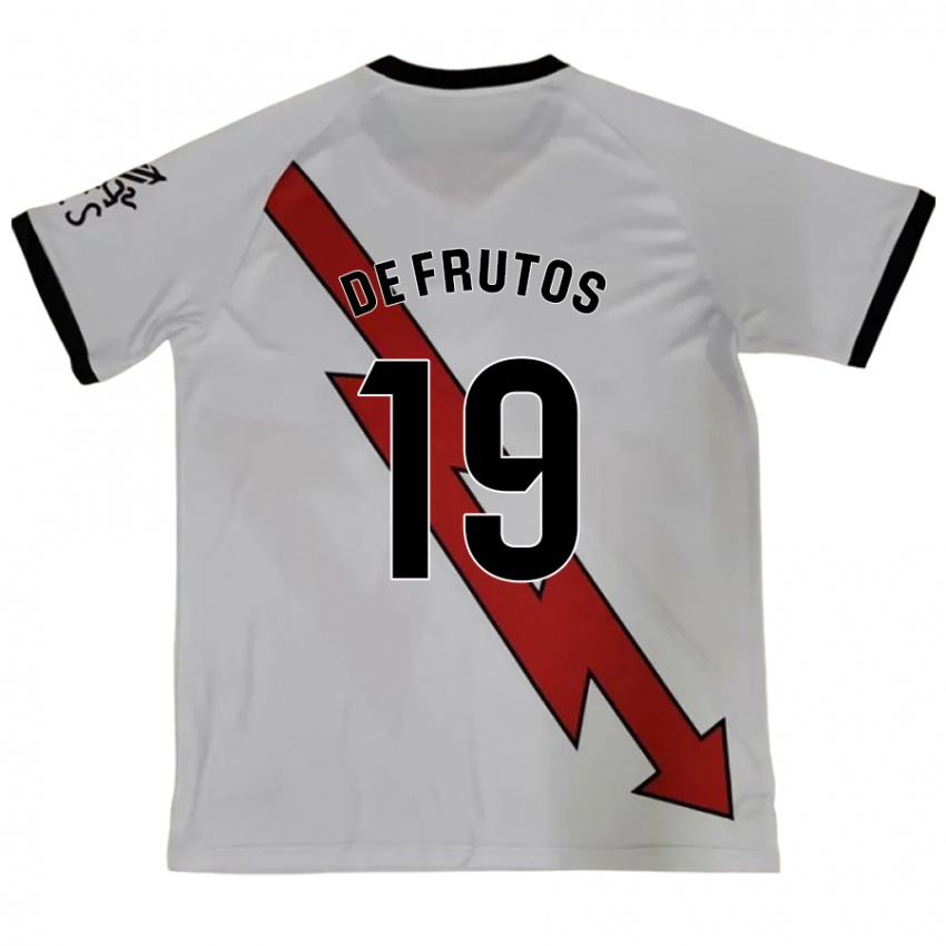 Niño Camiseta Jorge De Frutos #19 Rojo 2ª Equipación 2024/25 La Camisa México