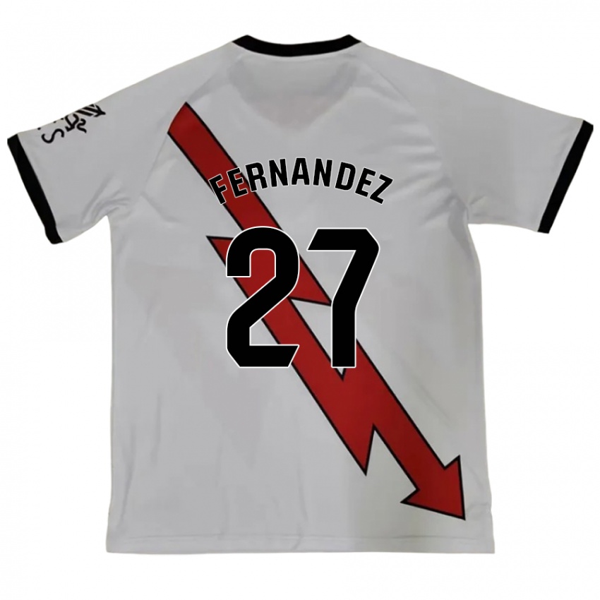 Niño Camiseta Pelayo Fernandez #27 Rojo 2ª Equipación 2024/25 La Camisa México