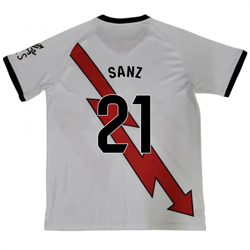 Niño Camiseta Luismi Sanz #21 Rojo 2ª Equipación 2024/25 La Camisa México