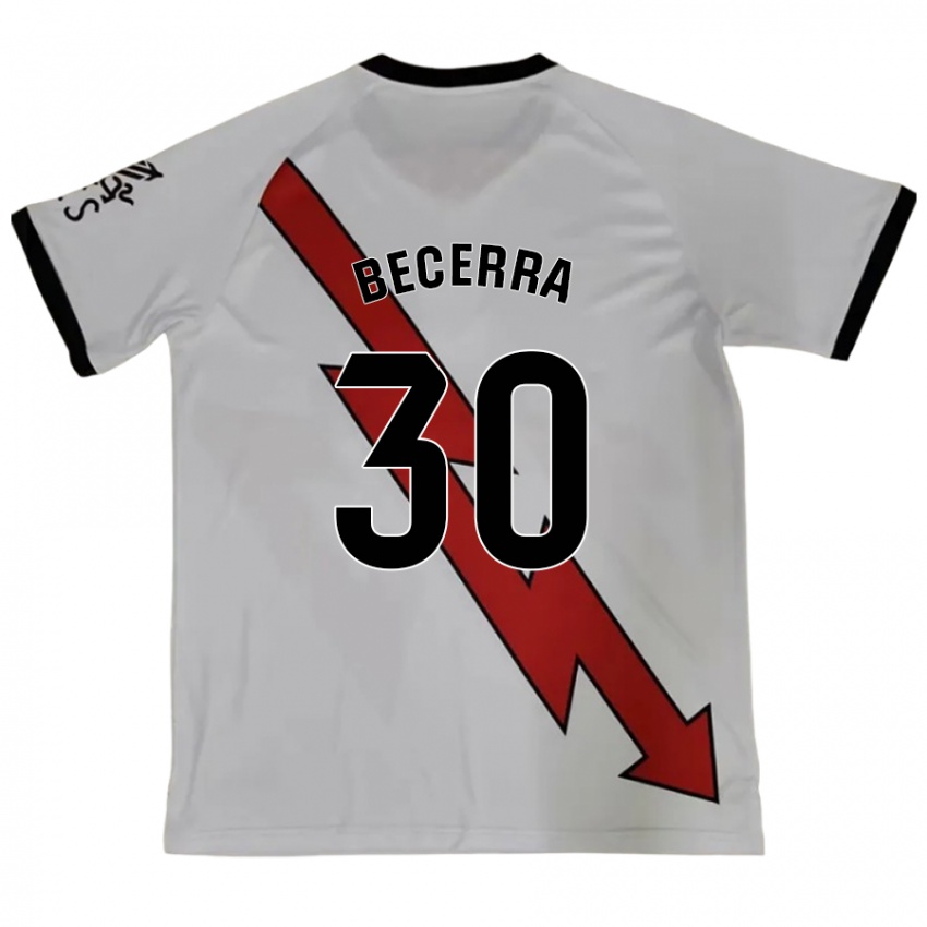 Niño Camiseta Samuel Becerra #30 Rojo 2ª Equipación 2024/25 La Camisa México